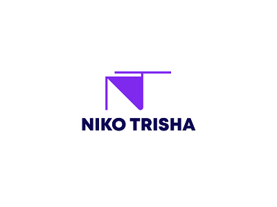 Niko Trisha Logo branding business logo design graphic design illustration lettermark logo logo maker minimal minimalist modern professional logo unique