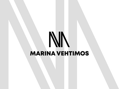 Marina Vehtimos Logo branding business logo design graphic design illustration lettermark logo logo maker minimal minimalist modern professional logo unique