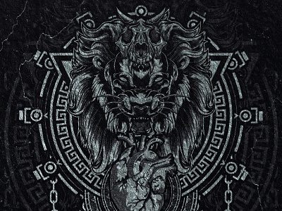 Kinetic - Lionheart broken vault records bvr illustration