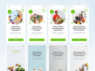 Grocery Application PSD Mobile UI Kit