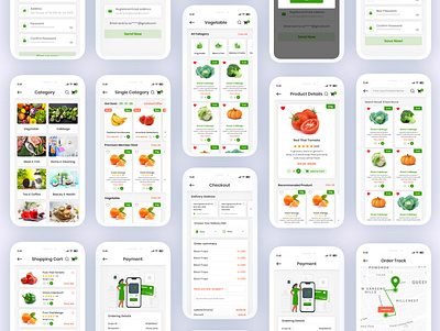Grocery Delivery Sketch Template app app design app ui design grocery grocery app grocery delivery grocery store mobile app sketch sketch templates ui design ui kit