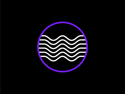 〰️ abstract design groove icon illustration logo music personal six vector wave