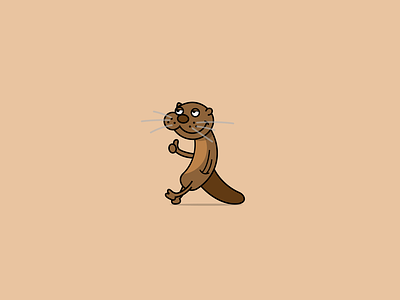 Character Illustration 3d animal branding graphic design illustration illustrator logo logo design otter vector wallpaper