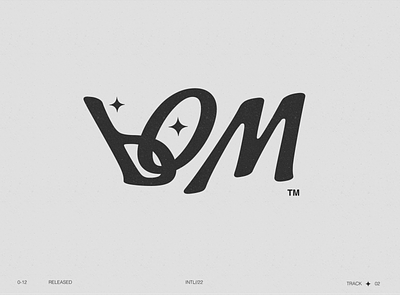 BOM Album Cover aesthetic album cover branding grafitti graphic design logo music band poster design stars typography