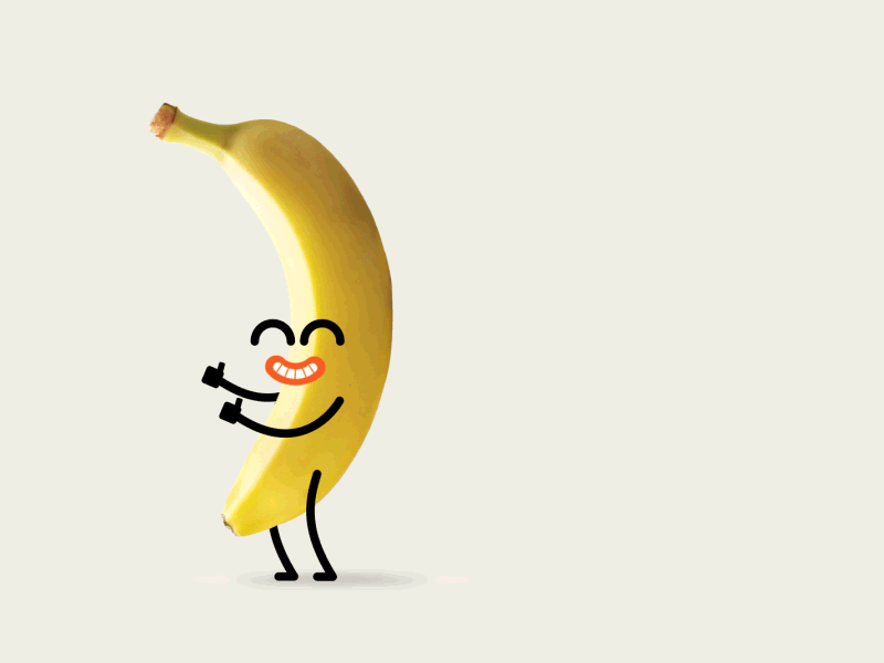 Banana Flip animation banana design dribbble health illustration jump keyframe motion graphics