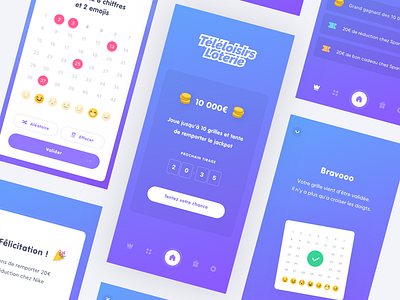 App Loto app application design game interface lotery ui uidesign ux uxdesign win