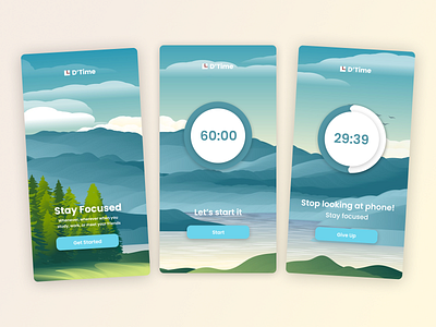 Countdown Timer illustration ui ui design web design