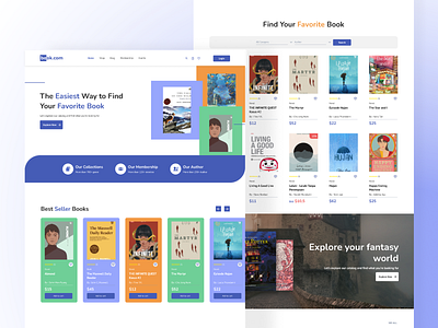 Book Store Landing Page