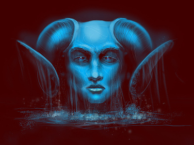 Blue Demon blue demon ilustration