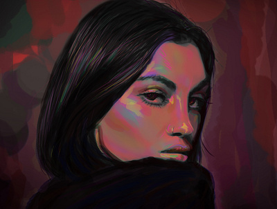 Lula Banchero art digitalpaint digitalproductdesign female femaleportrait lula painting portrait portrait painting