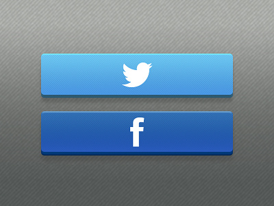 Social Buttons buttons facebook social twitter