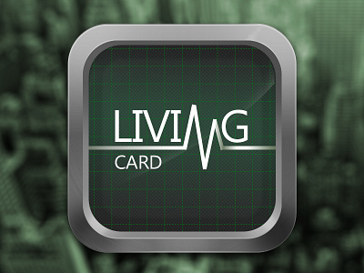 Living Card Icon card icon living logo