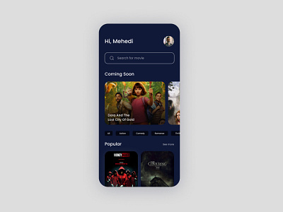 Movie streaming App