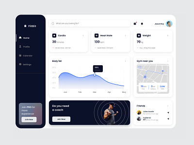 Fitness Dashboard Redesign