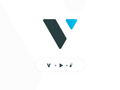 Vivomedia / Logo design icon logo typography v logo