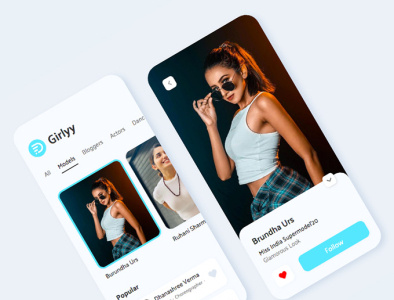 Girlyy Mobile App UI freelancer mobileapp mobileui uidesign uidesigner uiuxdesign uiuxdesigner ux