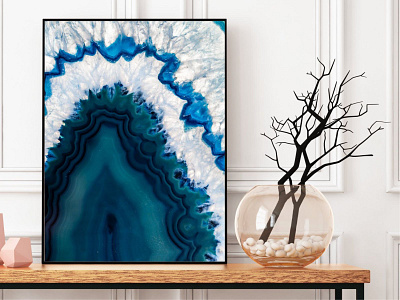 Agate Wall Art, Digital Download