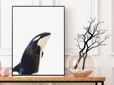 Whale Wall Art Print instant download nursery art wall art print whale whale decor whale photography whale wall art
