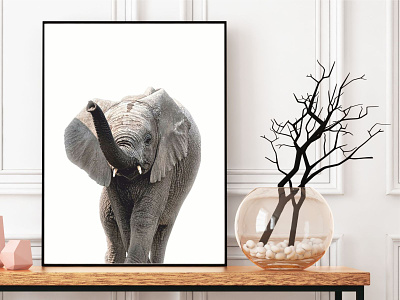 Elephant Print elephant nursery art elephant photography elephant print