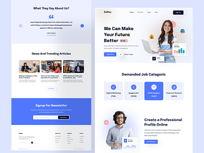 Job Finder Platform Landing Page