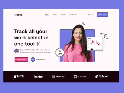 Tracking Website Design : landing page agency app landing page color header hero home page landing page saas landing page tracking ui ui design uiux uiux design ux ux design visual design web design web header website website design