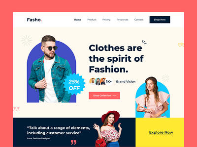 Fashion Landing Page