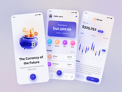 Crypto Currency Mobile App UI/UX🔥