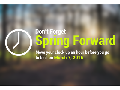 Spring Forward spring spring forward