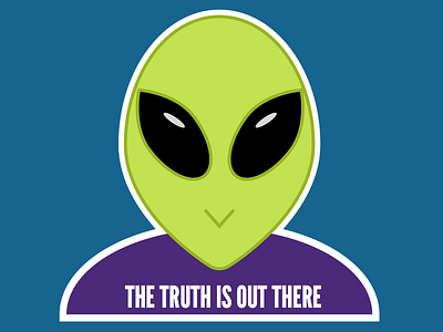 Alien Sticker