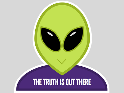 Alien Sticker