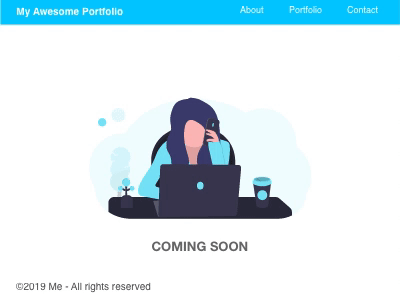 Animated Coming Soon Page