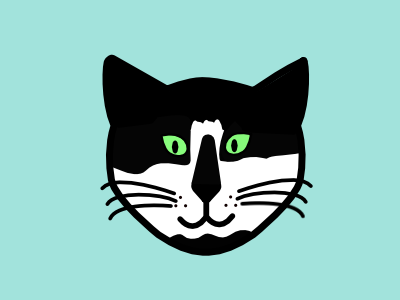 Oreo Kitty cats design portrait