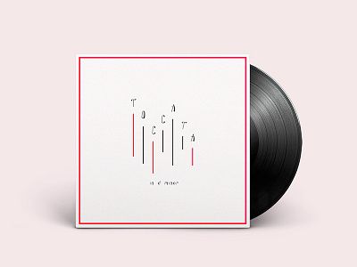 Classical Piece Album - Toccata album classic cover design music type typography