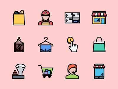 The Shop Icons 100