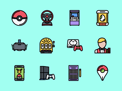 The Games Icons 100 casino colored icons console creativemarket game games graphicriver iconfinder icons outline icons pokemon pokemon go