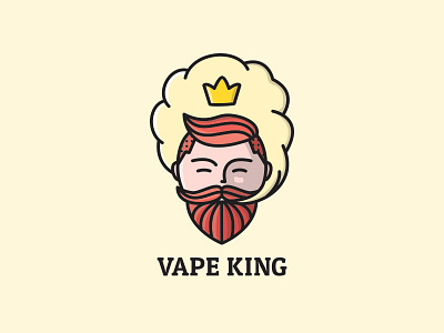 Vape King clean crown king logo logos sell smoke smoking tobacco vape vape shop