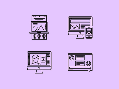 The Interface Outline Icons 25