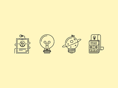 The Idea Outline Icons 25