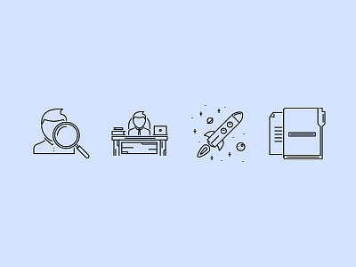 The Business Outline Icons 25