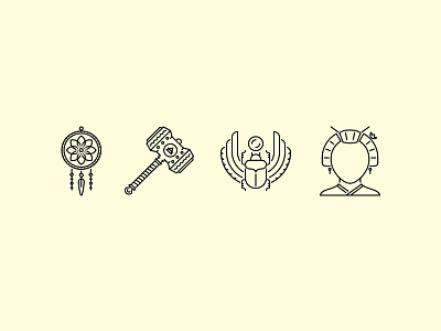 The Culture Outline Icons 25