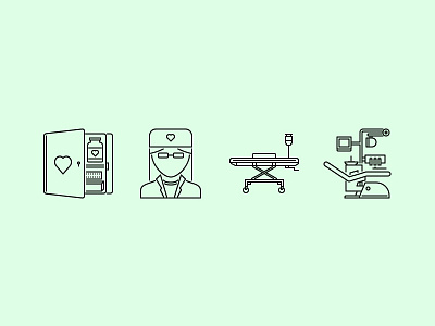 The Medicine Outline Icons 25