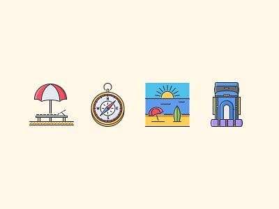 The Travel Filled Outline Icons 25 camping filled outline holiday holidays icon iconfinder icons outline set sun trave