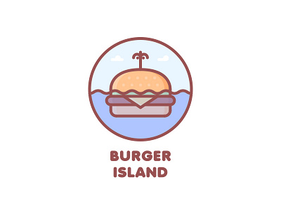 Burger Island Logo - Day 14