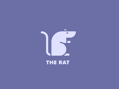 The Rat Logo - Day 24 animal clean clever cunning cute logo logos mascot rat rodent smart