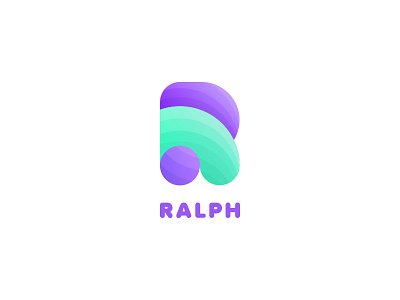 Ralph Logo - Day 38 circle clean developer flexible gradient last spark letter logo logos r typography