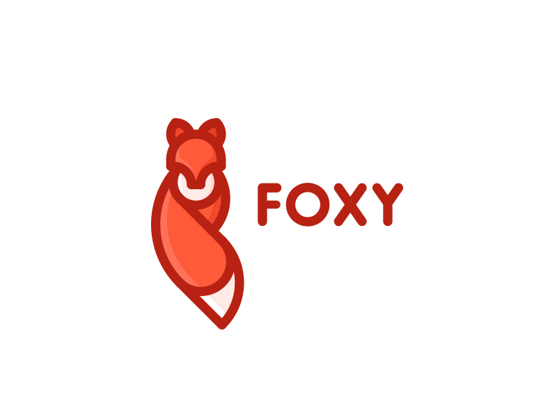 Foxy Logo Day 40 By Last Spark On Dribbble