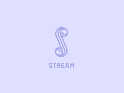 Stream Logo - Day 49 last spark letter line logo logos one day one logo outline river s sea stream water