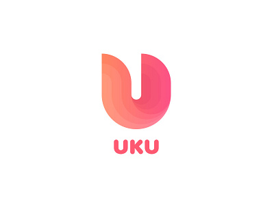 Uku Logo - Day 56 coder color event flexible future geometry gradient innovation it last spark letter logo logos one day one logo programmer progress service typography u