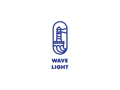 Wave Light Logo - Day 62 captain coast house last spark light lighthouse one day one logo pier sea seafaring ship tour tourism tourist travel voyage wave waves