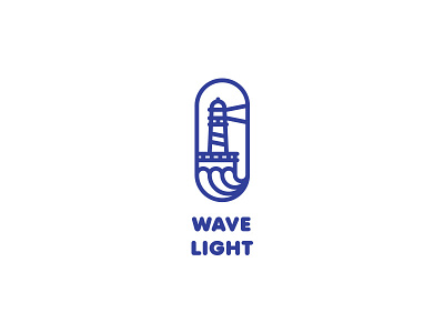 Wave Light Logo - Day 62 captain coast house last spark light lighthouse one day one logo pier sea seafaring ship tour tourism tourist travel voyage wave waves